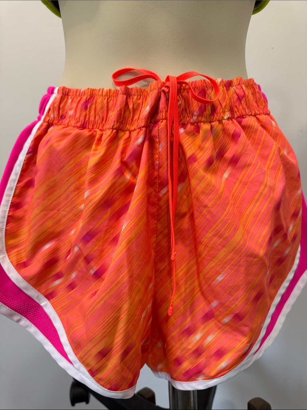 Xersion Neon Orange and Hot Pink Athletic Shorts